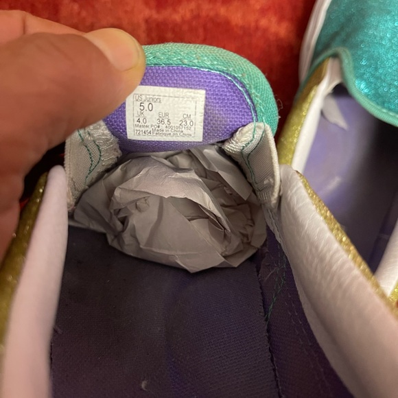 WMNS Mermaid Glitter Vans Slip Ons. - Picture 5 of 12